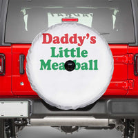 Daddy's Little Meatball Spare Tire Cover Funny Italian Family Baby Humor - Wonder Print Shop