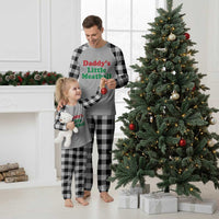 Daddy's Little Meatball Plaid Pajama Set Funny Italian Family Baby Humor - Wonder Print Shop