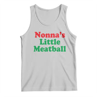 Nonna's Little Meatball Tank Top Funny Italian Family Baby Humor - Wonder Print Shop