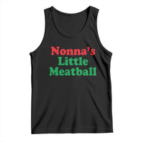 Nonna's Little Meatball Tank Top Funny Italian Family Baby Humor - Wonder Print Shop