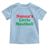 Nonna's Little Meatball Toddler T Shirt Funny Italian Family Baby Humor - Wonder Print Shop