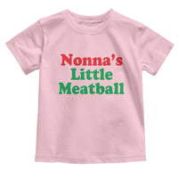 Nonna's Little Meatball Toddler T Shirt Funny Italian Family Baby Humor - Wonder Print Shop