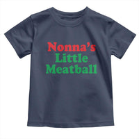 Nonna's Little Meatball Toddler T Shirt Funny Italian Family Baby Humor - Wonder Print Shop