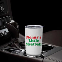 Nonna's Little Meatball Tumbler Cup Funny Italian Family Baby Humor - Wonder Print Shop