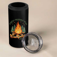 Fires Friends Fun Camping Crew 4 in 1 Can Cooler Tumbler Cozy Campfire Adventure Outdoor Lovers - Wonder Print Shop