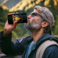 Fires Friends Fun Camping Crew 4 in 1 Can Cooler Tumbler Cozy Campfire Adventure Outdoor Lovers - Wonder Print Shop