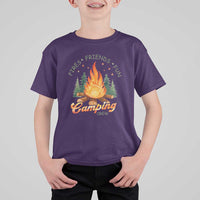 Fires Friends Fun Camping Crew T Shirt For Kid Cozy Campfire Adventure Outdoor Lovers - Wonder Print Shop