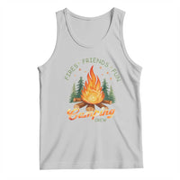 Fires Friends Fun Camping Crew Tank Top Cozy Campfire Adventure Outdoor Lovers - Wonder Print Shop