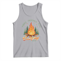Fires Friends Fun Camping Crew Tank Top Cozy Campfire Adventure Outdoor Lovers - Wonder Print Shop