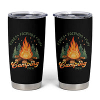 Fires Friends Fun Camping Crew Tumbler Cup Cozy Campfire Adventure Outdoor Lovers - Wonder Print Shop