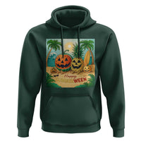 Retro Tropical Summerween Hoodie Halloween Summer Beach Cocktail Boo - Wonder Print Shop