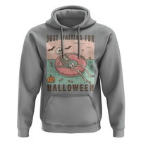 Spooky Summer Skeleton Hoodie Just Waiting For Halloween Summer Pool Party - Wonder Print Shop