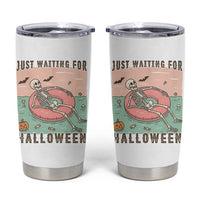 Spooky Summer Skeleton Tumbler Cup Just Waiting For Halloween Summer Pool Party - Wonder Print Shop