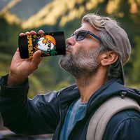 Tropical Summerween Boo Sheet 4 in 1 Can Cooler Tumbler Funny Ghost Halloween Summer Beach Vibes - Wonder Print Shop