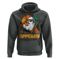 Tropical Summerween Boo Sheet Hoodie Funny Ghost Halloween Summer Beach Vibes - Wonder Print Shop