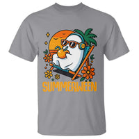 Tropical Summerween Boo Sheet T Shirt Funny Ghost Halloween Summer Beach Vibes - Wonder Print Shop
