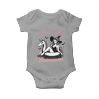 Hot Ghoul Summer Baby Onesie Retro Pin Up Witch Summerween Summer Beach Halloween Vibes