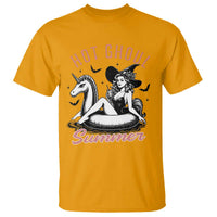 Hot Ghoul Summer T Shirt Retro Pin Up Witch Summerween Summer Beach Halloween Vibes