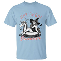 Hot Ghoul Summer T Shirt Retro Pin Up Witch Summerween Summer Beach Halloween Vibes