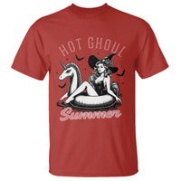Hot Ghoul Summer T Shirt Retro Pin Up Witch Summerween Summer Beach Halloween Vibes
