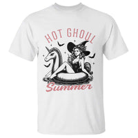 Hot Ghoul Summer T Shirt Retro Pin Up Witch Summerween Summer Beach Halloween Vibes