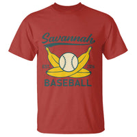 Retro Savannah Baseball Est. 2016 T Shirt Funny Banana and Ball Vintage Sports - Wonder Print Shop