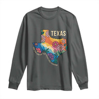 Texas Floral Boho Long Sleeve Shirt For the Love of the Texas Hill Country Southern Pride - Wonder Print Shop