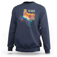 Texas Floral Boho Sweatshirt For the Love of the Texas Hill Country Southern Pride - Wonder Print Shop