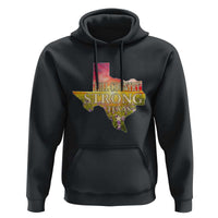 Hill Country Strong Texas Hoodie Sunset Bluebonnet Resilience - Wonder Print Shop