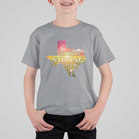 Hill Country Strong Texas T Shirt For Kid Sunset Bluebonnet Resilience - Wonder Print Shop
