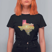 Hill Country Strong Texas T Shirt For Women Sunset Bluebonnet Resilience - Wonder Print Shop
