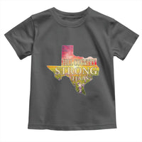 Hill Country Strong Texas Toddler T Shirt Sunset Bluebonnet Resilience - Wonder Print Shop