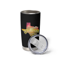 Hill Country Strong Texas Tumbler Cup Sunset Bluebonnet Resilience - Wonder Print Shop