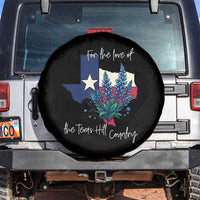 For the Love of the Texas Hill Country Spare Tire Cover Bluebonnet Floral Patriotic Flag - Wonder Print Shop