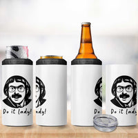 Funny Do It Lady 4 in 1 Can Cooler Tumbler Mustache Guy Meme Parody - Wonder Print Shop