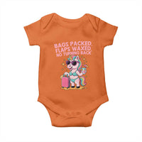 Funny Girls Trip Unicorn Baby Onesie Bags Packed Flaps Waxed No Turning Back Bikini Vacation Bachelorette - Wonder Print Shop