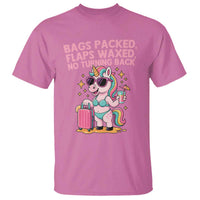 Funny Girls Trip Unicorn T Shirt Bags Packed Flaps Waxed No Turning Back Bikini Vacation Bachelorette - Wonder Print Shop