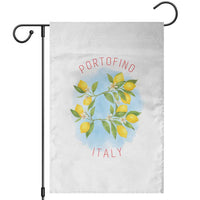 Portofino Italy Lemons Garden Flag Vintage Coastal Europe Travel Summer Vibe Aesthetic - Wonder Print Shop
