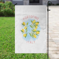Portofino Italy Lemons Garden Flag Vintage Coastal Europe Travel Summer Vibe Aesthetic - Wonder Print Shop