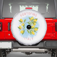 Portofino Italy Lemons Spare Tire Cover Vintage Coastal Europe Travel Summer Vibe Aesthetic - Wonder Print Shop