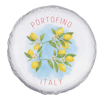 Portofino Italy Lemons Spare Tire Cover Vintage Coastal Europe Travel Summer Vibe Aesthetic - Wonder Print Shop