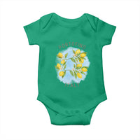 Portofino Italy Lemons Baby Onesie Vintage Coastal Europe Travel Summer Vibe Aesthetic - Wonder Print Shop