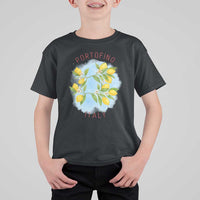 Portofino Italy Lemons T Shirt For Kid Vintage Coastal Europe Travel Summer Vibe Aesthetic - Wonder Print Shop