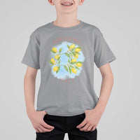 Portofino Italy Lemons T Shirt For Kid Vintage Coastal Europe Travel Summer Vibe Aesthetic - Wonder Print Shop
