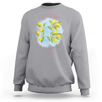 Portofino Italy Lemons Sweatshirt Vintage Coastal Europe Travel Summer Vibe Aesthetic - Wonder Print Shop