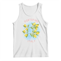 Portofino Italy Lemons Tank Top Vintage Coastal Europe Travel Summer Vibe Aesthetic - Wonder Print Shop