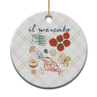 Il Mercato Italian Food Market Aesthetic Ceramic Ornament Summer Amalfi Coast La Dolce Vita - Wonder Print Shop