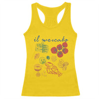 Il Mercato Italian Food Market Aesthetic Racerback Tank Top Summer Amalfi Coast La Dolce Vita TS02