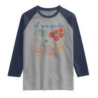 Il Mercato Italian Food Market Aesthetic Raglan Shirt Summer Amalfi Coast La Dolce Vita TS02