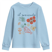 Il Mercato Italian Food Market Aesthetic Youth Sweatshirt Summer Amalfi Coast La Dolce Vita TS02